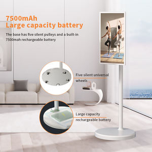 Brand New Movable Stand Smart <b>Tv</b> Touch Screen Android Wireless Television Display <b>Portable</b> Mobile Monitor Digital Signage Moving - Product Image 4