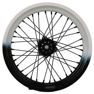 Ensemble de <span class=keywords><strong>roues</strong></span> peintes bicolores Fit Ultra Bee 17*2.5 & 17*3.5, couleur personnalisée, moto électrique tout-terrain <span class=keywords><strong>supermotard</strong></span>, <span class=keywords><strong>roues</strong></span> avant et arrière - Product Image 3