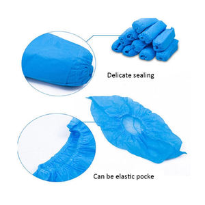 ถุงหุ้มรองเท้ารีไซเคิลได้แบบใช้แล้วทิ้ง (50คู่) 15.7 ''ที่หุ้มรองเท้าและรองเท้าบูทกันน้ำกันลื่นรองเท้าสำหรับใส่ใน100 - Product Image 2