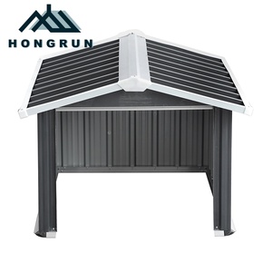 Maison <span class=keywords><strong>de</strong></span> chien extérieure multifonctionnelle en gros d'usine, <span class=keywords><strong>chenil</strong></span> <span class=keywords><strong>de</strong></span> luxe en acier métallique, maison pour animaux <span class=keywords><strong>de</strong></span> compagnie étanche <span class=keywords><strong>avec</strong></span> porte - Product Image 2