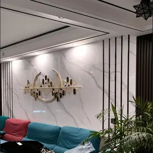 Bande décorative en acier inoxydable brossé bandes de miroir en métal doré profil de garniture de carrelage plat pour meubles avec adhésif