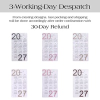 Hongbo meilleure vente étanche holographique A6 2027 calendrier tableau de bord pour classeurs budgétaires comme insert à feuilles mobiles pour cadeau organisateur