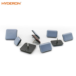 Hyderon Furniture Felt <b>Pad</b> 25mm Nails Anti-Scratch Blue Square Round For Table <b>Chair</b> Protection - Product Image 1