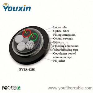 Cable de Fibra Óptica de Tubo Suelto con Armadura de Cinta de Aluminio para Construcción de Telecomunicaciones en Tuberías Exteriores - Product Image 3