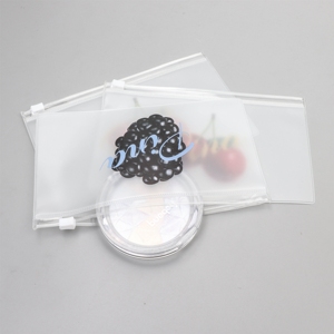 Bolsas de plástico para joyería con cierre hermético, diseño de lujo, con logotipo, en PVC esmerilado. - Product Image 3