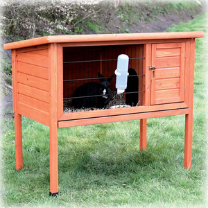 Cage à lapins en bois bon marché pour l'élevage commercial en plein air, facile à nettoyer, à deux étages, spacieuse - Product Image 6