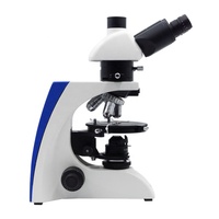 Microscope polarisant trinoculaire à éclairage LED OPTO-EDU A15.2601-TT 40-400X pour étudiants, objectifs à distance infinie sans stress, garantie 3 ans