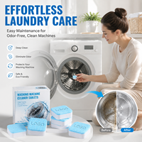 Tablettes nettoyantes pour lave-linge KELEE avec logo personnalisé, dissolution rapide, effervescentes, détartrantes concentrées pour lave-linge