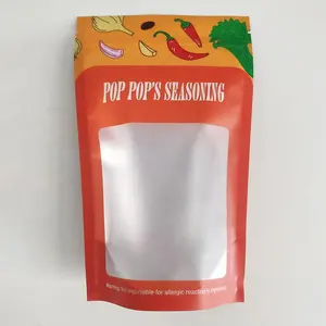 Custom Printing Empty Plastic Pouch Seasoning Mix Blend Herbs And Spices Powder Packaging Bags