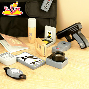 Ensemble de costumes de jeu de rôle de policier pour enfants avec gilet, chapeau, <span class=keywords><strong>menottes</strong></span> et outils de <span class=keywords><strong>police</strong></span> factices - Jouet de jeu de rôle réaliste W10L111 - Product Image 2