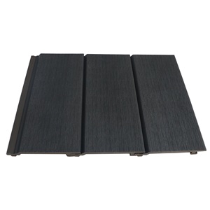 WPC fascia WPC เอฟเฟกต์<span class=keywords><strong>ไม้</strong></span>คอมโพสิตเคลือบผนังด้านนอกสำหรับ156x21mm พื้นที่กลางแจ้ง - Product Image 4