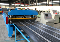 Machine de formage de tuiles de toit trapézoïdales en aluminium avec boîte de vitesses, contrôle PLC, largeur d'alimentation de 1000 mm, fonctionnement automatique, 380V