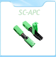 FTTH FTTx Telecom Connecteur Rapide SC LC FC APC UPC Fibre Optique Utilisé pour Réseau Fibre Monomode Simplex
