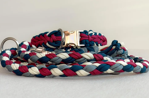 Collare per Cani e Gatti in Paracord Resistente, Impermeabile, con Fibbia Metallica Intrecciata Moderna, per Addestramento, per Maschi e Femmine - Product Image 4