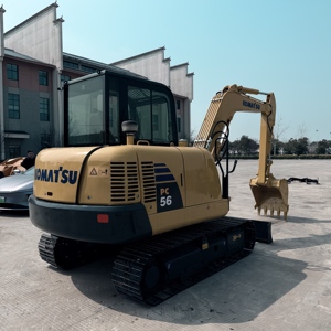 Nueva llegada: Excavadora de cadenas Komatsu PC56 original usada de 5 toneladas con motor, caja de cambios, bomba y engranajes - ¡Precio económico en oferta! - Product Image 2