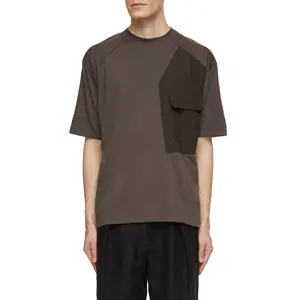 High Quality Wholesale Streetwear 2 Tone Heavyweight Boxy Fit T Shirt Manufacturer Custom 250 Gsm 100% Cotton T-shirts Men