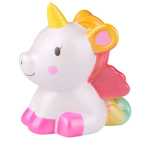 Juguete Antiestrés de Unicornio de Dibujos Animados de PU, Decoración para Aliviar el Estrés, Unisex de 5 a 7 Años - Product Image 5