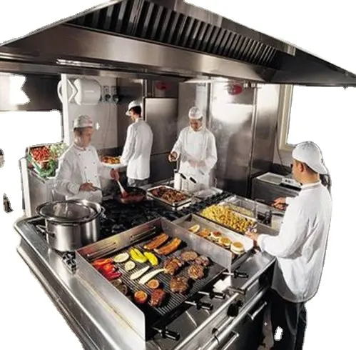 ODM حسب الطلب سلسلة المطاعم حديقة منطقة سكنية الذكية روبوت مطعم تجاري تجهيزات الفنادق الصين معدات المطبخ