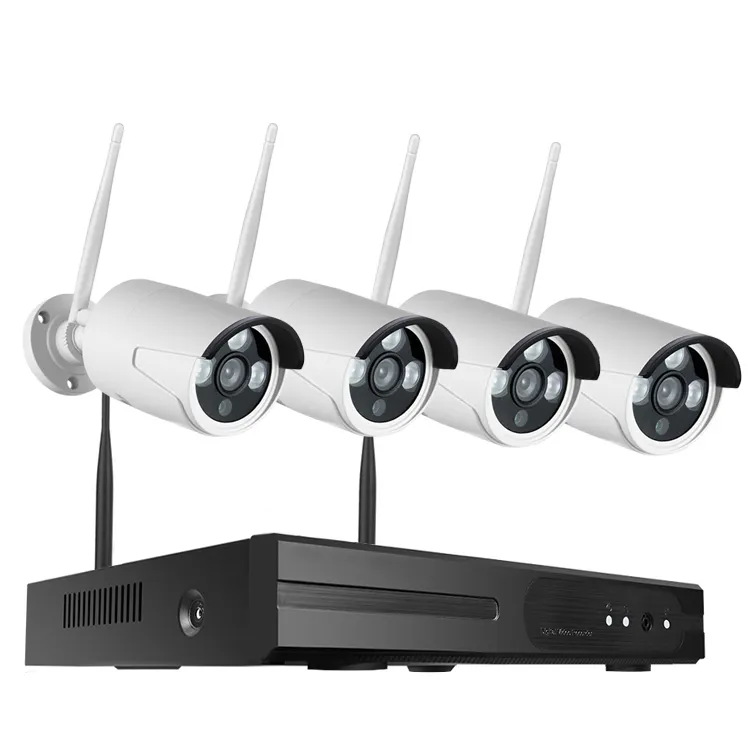 H265 2MP Outdoor Bullet Home Security Cctv Camera System Draadloze