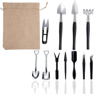 Set Peralatan Perawatan Tanaman Sukulen: Pot Bunga Taman, Alat Transplantasi Mini, Alas Pengganti Tanah, Set Alat Tangan, Sikat Tanaman, Garu, dan Penyiram - Product Image 3