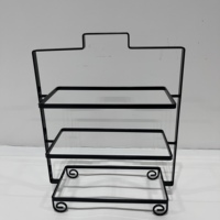 Présentoir moderne en acier riser plateaux en céramique manufacture support de restauration pour buffet de fête de l'après-midi pour hot pot hôtels restaurants