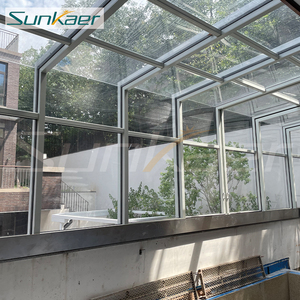 Couverture de patio extérieure en aluminium résistante aux <span class=keywords><strong>UV</strong></span>, à la pluie et à la neige, antirouille, pour les terrasses et les maisons en verre. - Product Image 6