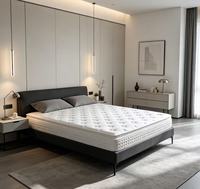 Colchón Híbrido Premium para Hotel y Dormitorio Moderno, Tamaños King, Queen y Full, con Espuma Viscoelástica, Euro Top y Muelles Ensacados, Venta al por Mayor