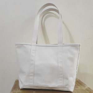 Grand sac fourre-tout en toile de coton personnalisé avec poignée en corde, sac à bandoulière réutilisable avec fermeture éclair et poches pour hommes - Product Image 1