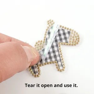 Self-adhesive Diamond-inlaid Hot-fix Rhinestone Cartoon Horse Design <b>Patch</b> for Clothing Bag Mobile Phone Case DIY Decoration - Product Image 4