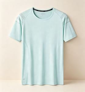 <span class=keywords><strong>Camiseta</strong></span> Deportiva de Cuello Redondo Reflectante de Secado Rápido, <span class=keywords><strong>Camiseta</strong></span> con Estampado Reflectante - Product Image 4