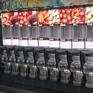 Dispensador de shop comida grain bulk food Gravity Bins plastik dispenser nuts containers for candy supermarket store