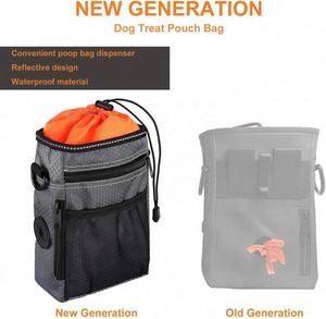 Free Sample Lightweight Fashion Waterproof Waist Pack Pet <b>Dog</b> Treat <b>Pouch</b> Bag with Drawstring Inner - Product Image 4