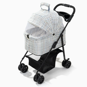 Cochecito Plegable Portátil y Cómodo JXB Premier de 4 Ruedas para <span class=keywords><strong>Perros</strong></span> y Gatos - Product Image 1