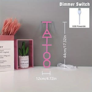 Letrero Luminoso LED con Logotipo Personalizado, Letrero de Neón con la Frase 'DONT THINK SHIT', Decoración <span class=keywords><strong>para</strong></span> Bodas, Dormitorios, Fiestas, Hogar y Tiendas, Alimentado por USB, 2 Años de Garantía - Product Image 4