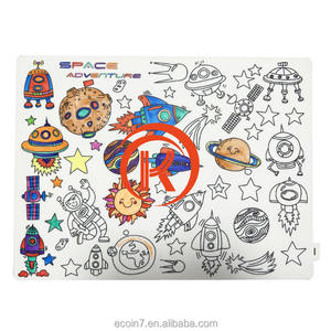 Alfabeto de Silicona para Niños, Almohadilla de Pintura de Grado Alimenticio Lavable, Tamaño Mediano Bajo, MOQ, Regalo de Navidad, Eco con Logotipo de Marca, 30X20cm - Product Image 5