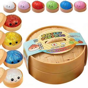 Boîte mystère de boules anti-stress à rebond lent et scintillantes, 10 couleurs aléatoires, jouet sensoriel créatif, cadeau de bureau - Product Image 1