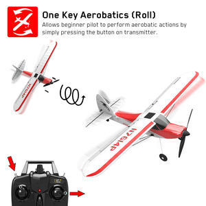 YYRC <span class=keywords><strong>Volantex</strong></span> 761-4 Sport Cub S2 500mm Modèle d'avion Newbie RC Avion Voltige en un clic 4CH 2.4Ghz Jouets de plein air Batteries - Product Image 3