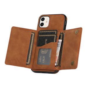 Funda de cuero con tapa para teléfono móvil, tarjetero personalizado de fábrica - Product Image 5