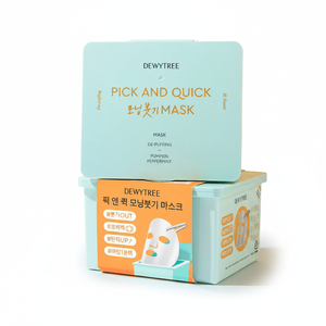 Dewytree High Quality Full Mask Sheet Quick Calming (Morning Care) Convenient Pick and Peel Facials - Product Image 2