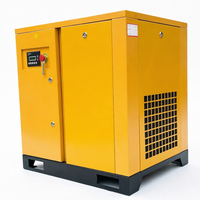 Compresseur d'air à vis silencieux et lubrifié de 7,5 kW avec moteur de pompe et roulement 8 bar/10 bar à entraînement direct certifié CE