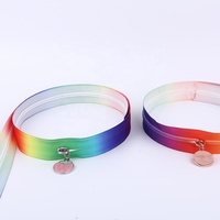 Personalizado 5 #   Cinta Decorativa de Nailon con Remaches Metálicos de Colores Degradados para Bolsos y Prendas de Lujo