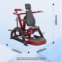 Équipement de fitness musculation commercial pour salle de sport, entraînement de force, presse à épaules à charge libre