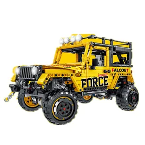 mork technic 023023 Mechanical Truck Model Building 1607pcs Off-road Vehicle Building Blocks MOC Bricks Kids Gifts