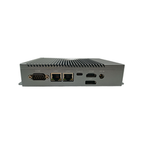 Mini PC industriel intégré EVUC, PC sans ventilateur, Intel 12e génération 4 cœurs N100 avec Win10 11 Linux Os Ordinateur personnel de bureau