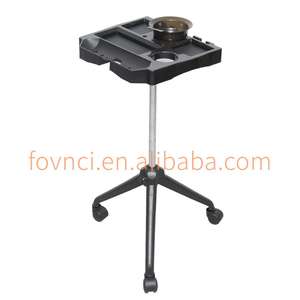 Muebles de salón profesional Carro de bandeja de herramientas de barbero de plástico de 3 ruedas para extensiones de cabello y pelucas para sala de estar y uso en hotel 1 - Product Image 6