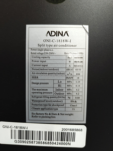 Aires Acondicionados Split de Pared con Ahorro de Energía, Frío y Calor, 18000 BTU, Ecológicos, Unidad Interior Negra - Product Image 3