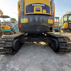 Excavadora hidráulica usada original de Japón, Yanmar Vio17, miniexcavadora compacta con cabina abierta para operaciones en espacios reducidos. - Product Image 3