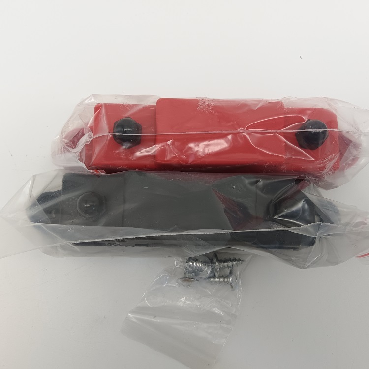 Barre Omnibus 4 Positions Greluma 12-48V 100A - Bornier Distribution Alimentation Batterie, Rouge/Noir