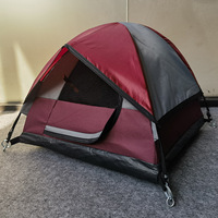 Tente pour animaux de compagnie en tissu Oxford, solide, écologique, pour l'extérieur, avec fermeture éclair, pour petits chiens, chats, lapins et autres animaux