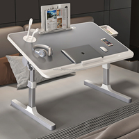 Table pliante compacte et économique pour lit d'étudiant en dortoir